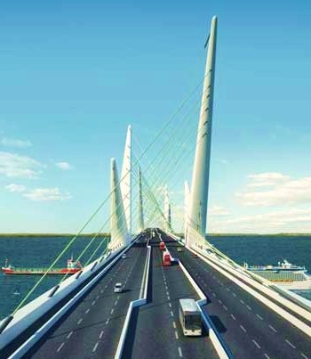 La construction d'un pont entre les terres brésiliennes de l'état de Salvador de Bahia et l'île de Itaparica au brésil aura bien lieu. On va construire un pont routier et peut être ferroviaire.